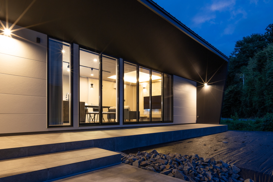 栃木県芳賀郡益子町のデザイン住宅