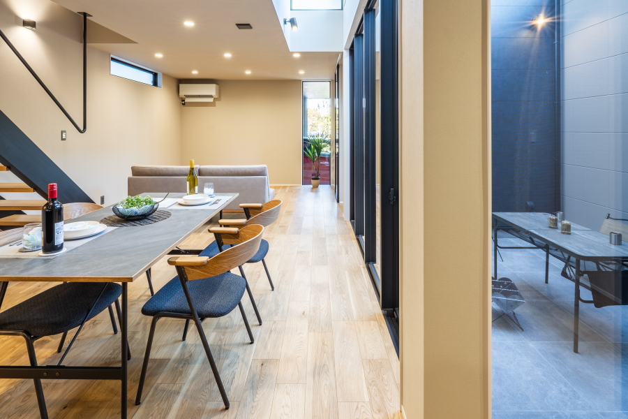 開放的なリビング