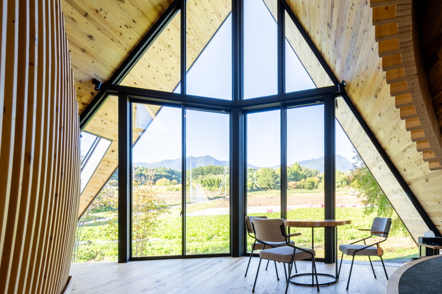 三角の家（A-frame工法）