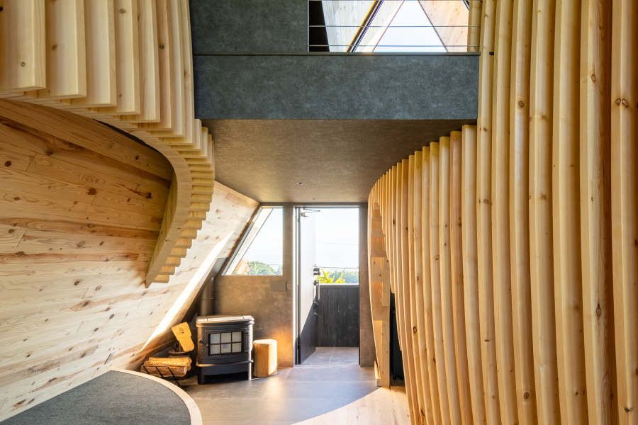 曲線美豊かな空間